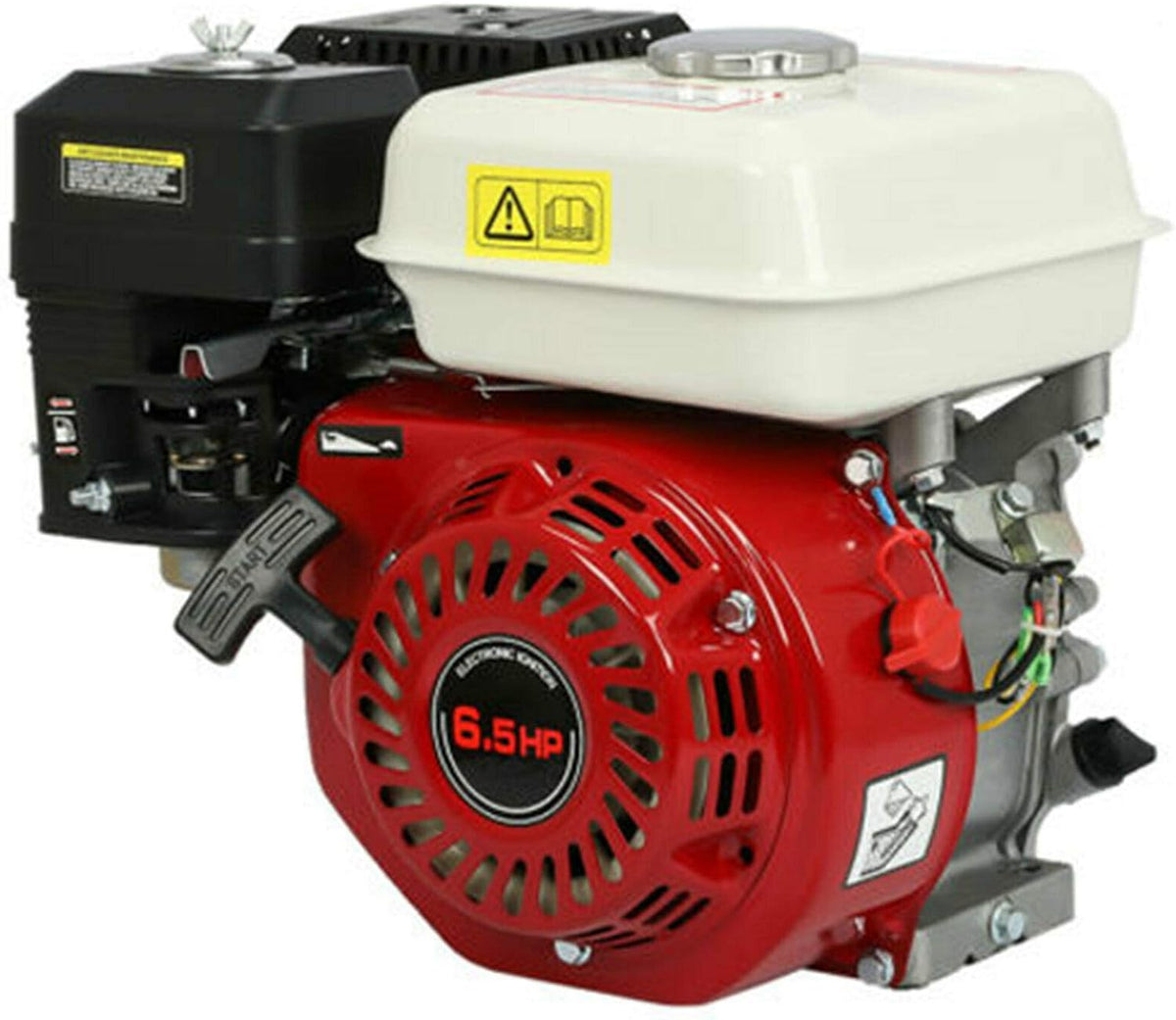 6.5HP 160CC Pull Start Gas Engine Motor 3600RPM Air Cooled Shaft Diameter 20mm X168