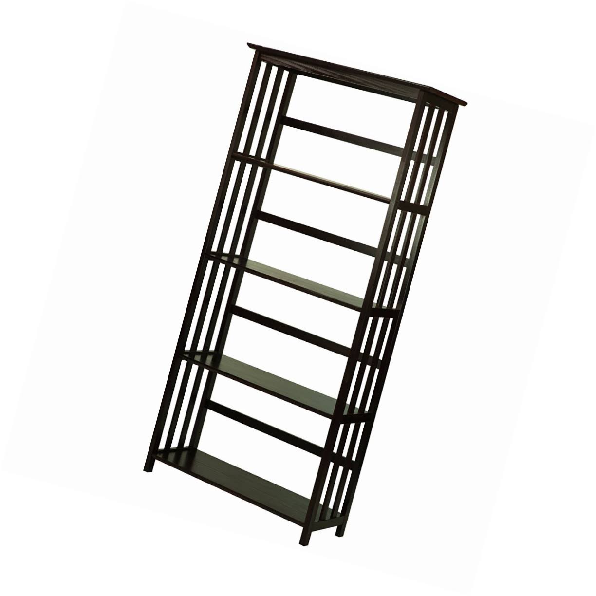 Espresso 5-Shelf Bookcase M7772