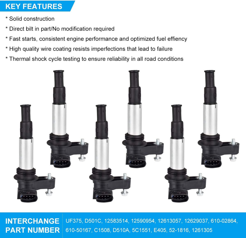 Ignition Coil Pack of 6 A79058